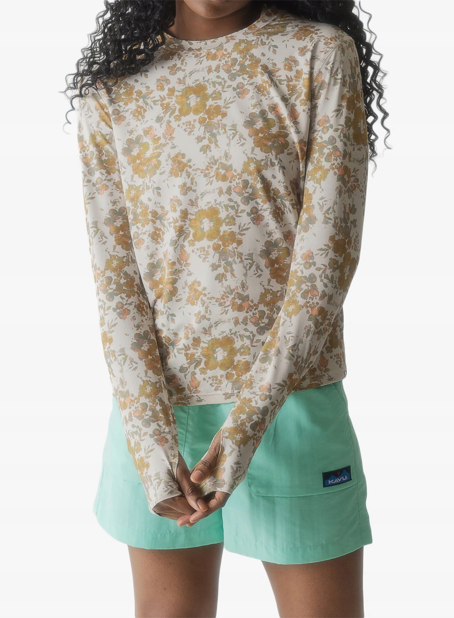 Bluza damska bez kaptura Kavu Sunlite Crew soft bloom S