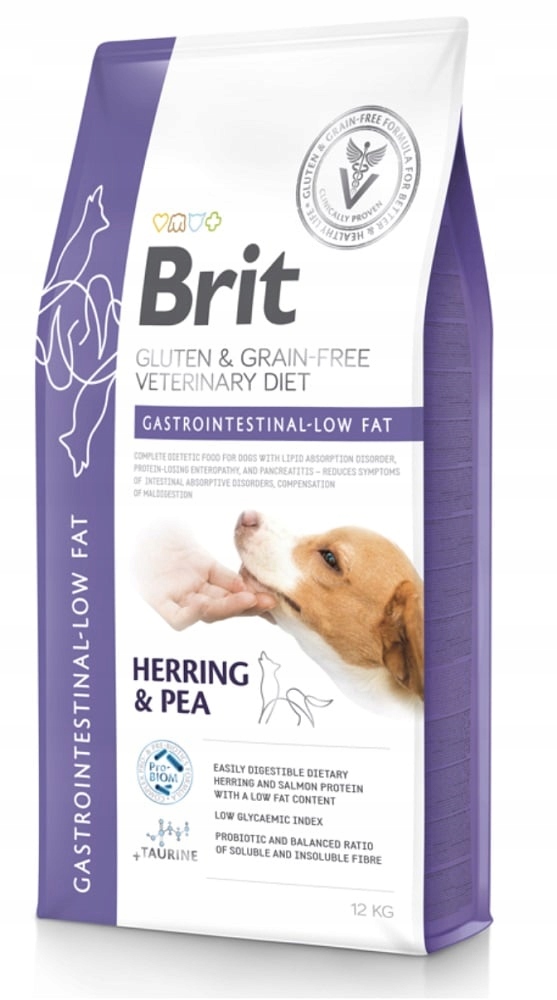 Levně Brit Grain Free Veterinary Diets Dog Gastrointestinal Low Fat 12 kg
