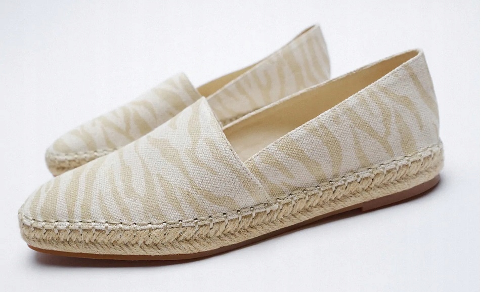 ZARA BEŻOWE WIELOBARWNE ESPADRYLE BUTY JUTY 39 Rozmiar 39