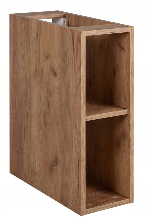 Regál Koupelnová skříňka do koupelny Police 20 cm Dub Craft Zlatý