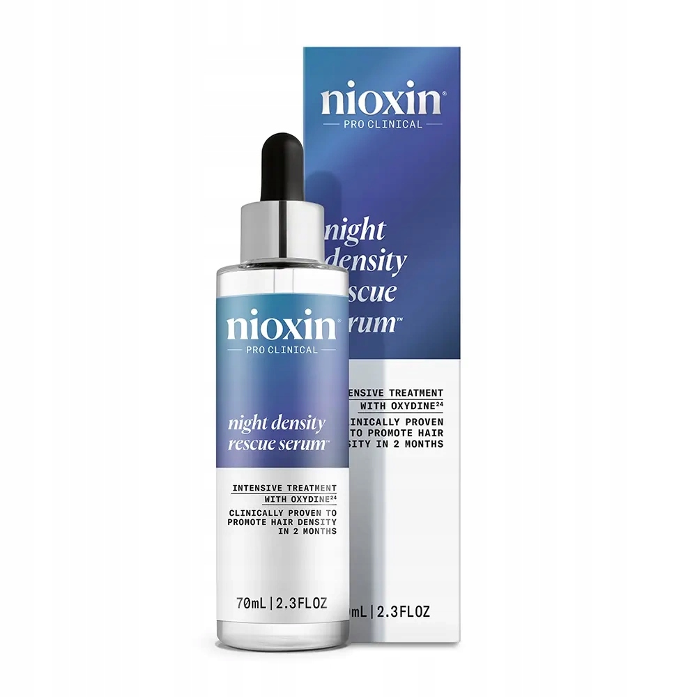 Nioxin Night Density Rescue, Kuracja Przeciw Wypadanie Włosów, Gęstość 70ml