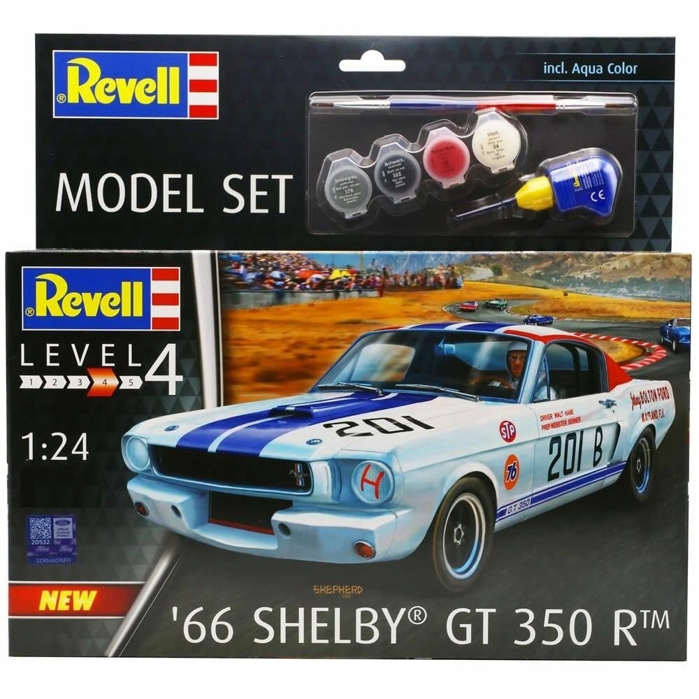 1:24 Model Set Auto 1965 Shelby Gt 350 R Revell 67716