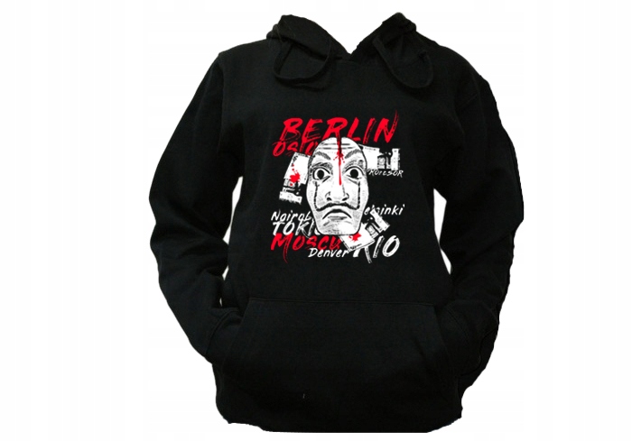 

L Bluza Kaptur Dom Z Papieru La Casa De Papel