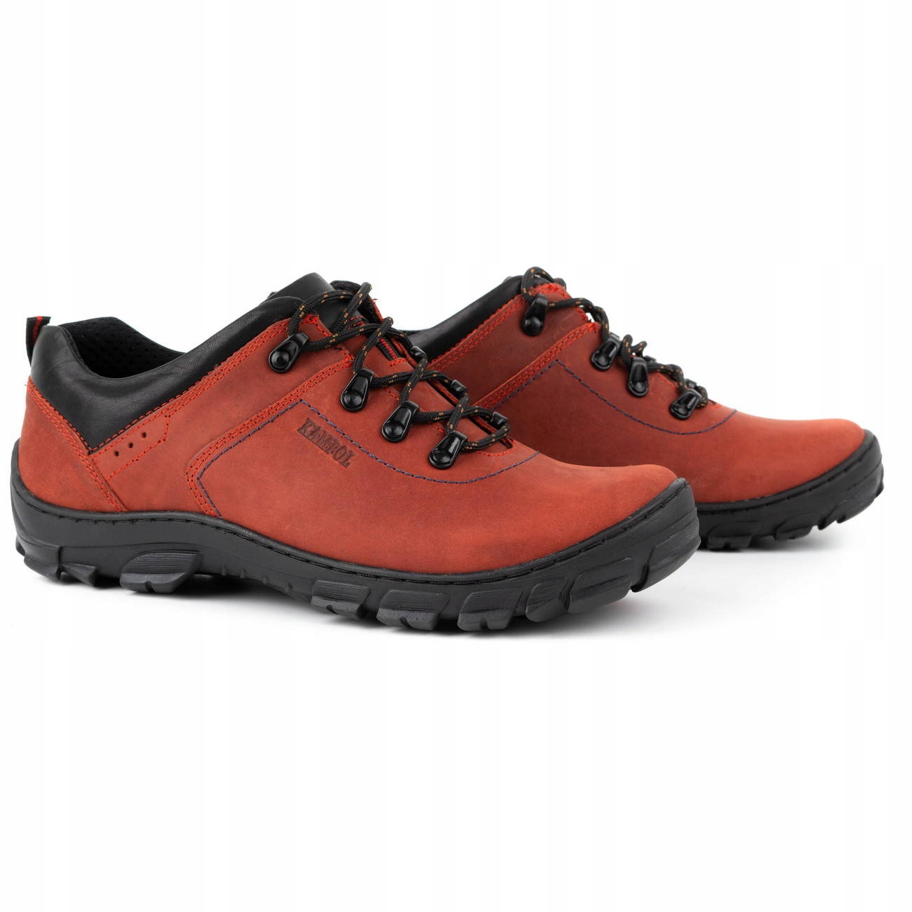 

Buty męskie skóra trekkingowe 36 czerwone 40