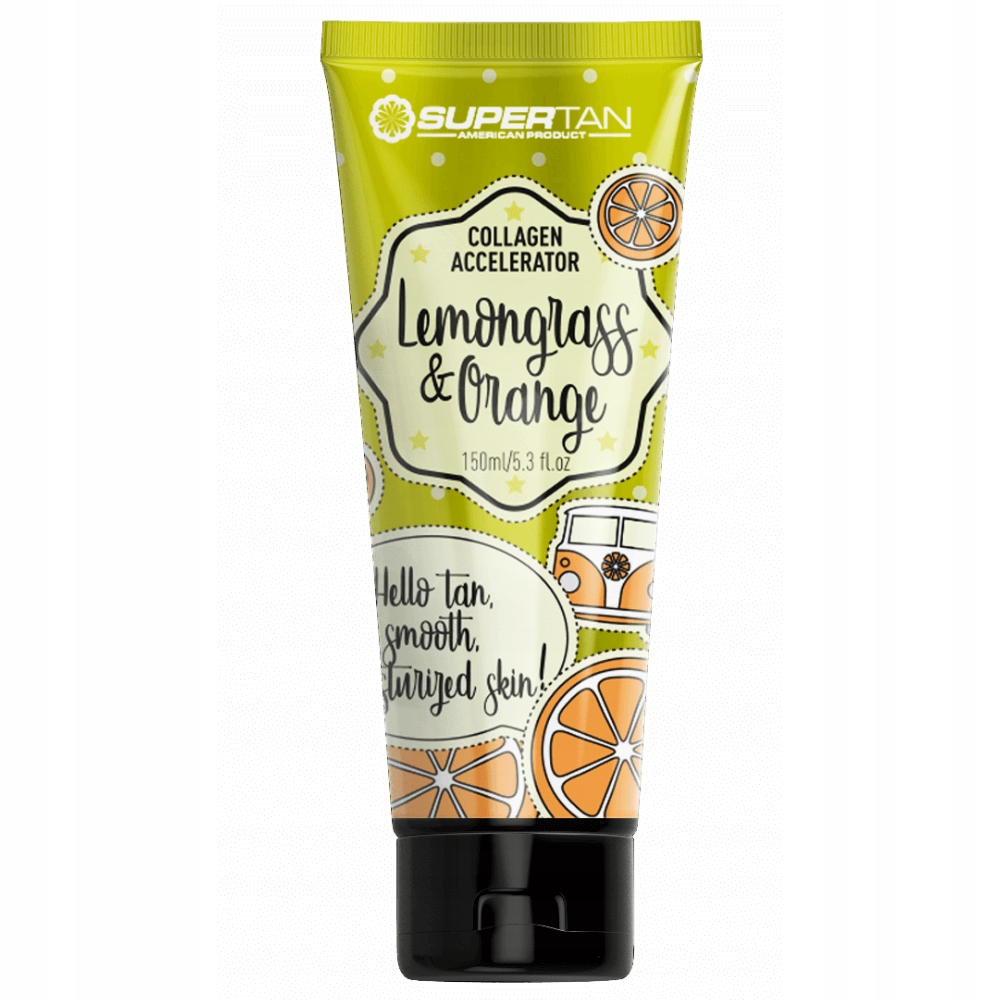 SUPERTAN LEMONGRASS & ORANGE 1x 150ml PRZYSPIESZACZ OPALANIA +GRATIS 150ml Marka Soleo