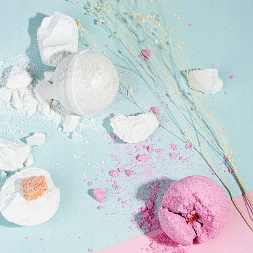 MINI U ZESTAW 6 MUSUJĄCYCH KUL DO KĄPIELI Marka inna marka