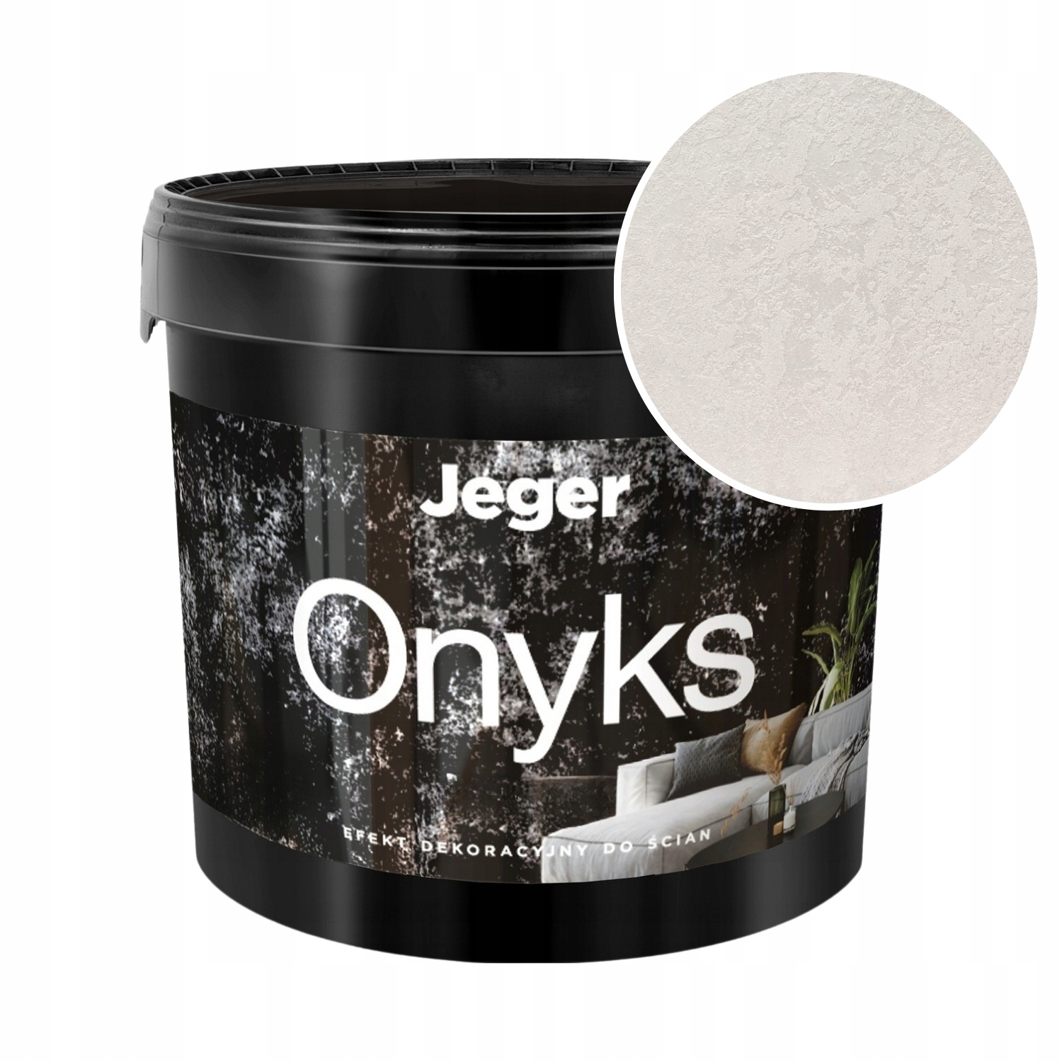 Onyx Masa Dekorativní efekt na stěny Metalizující díry 14 kg Béžová