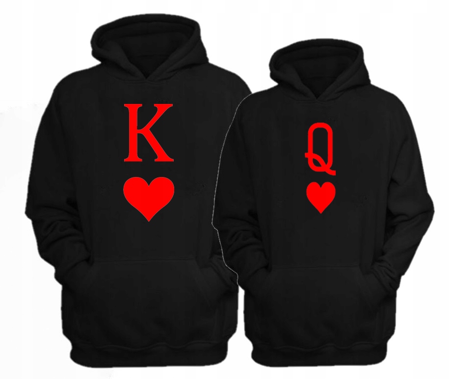 

Zestaw Bluz Dla Par Dama I Król Pary Prezent