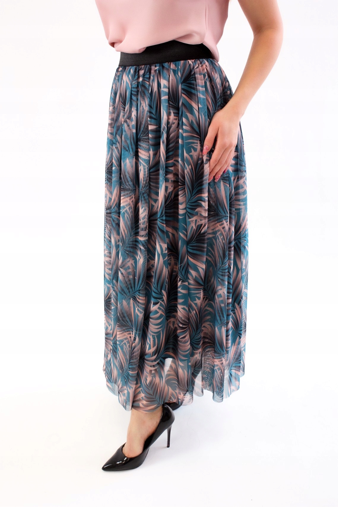 Sukně s motivem síťoviny Mela List Uni