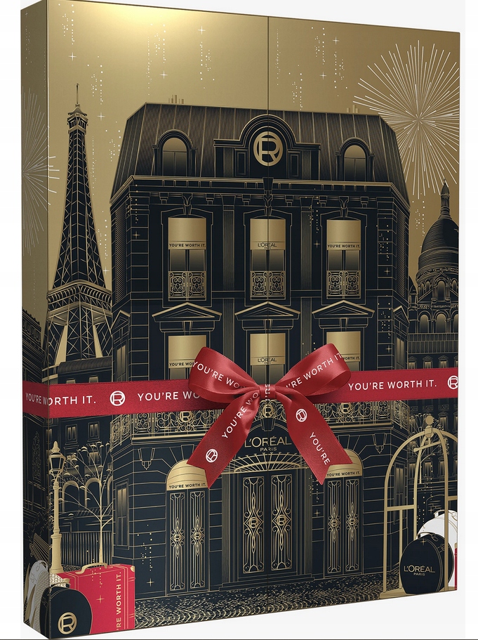 L'oreal adventní kalendář 2025 12 okének kosmetika make-up