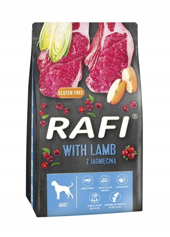 Rafi Karma sucha dla psa z jagnięciną 10kg Dolina Noteci