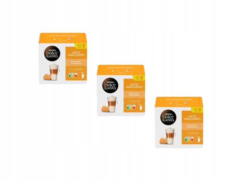 Kapsułki Nescafe Latte Macchiato do ekspresu Nescafe Dolce Gusto 3 x 30