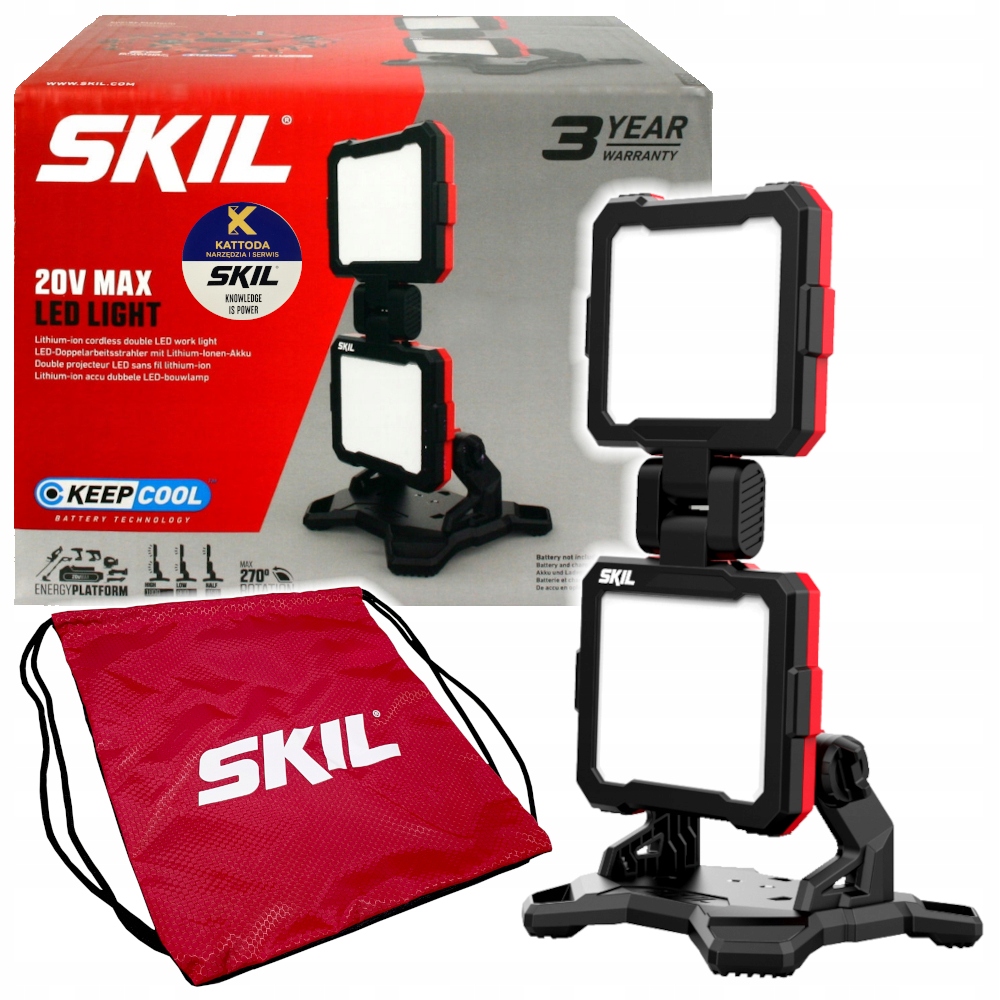 Podwójna lampa akumulatorowa Led Skil 20V 3157 Body Solo