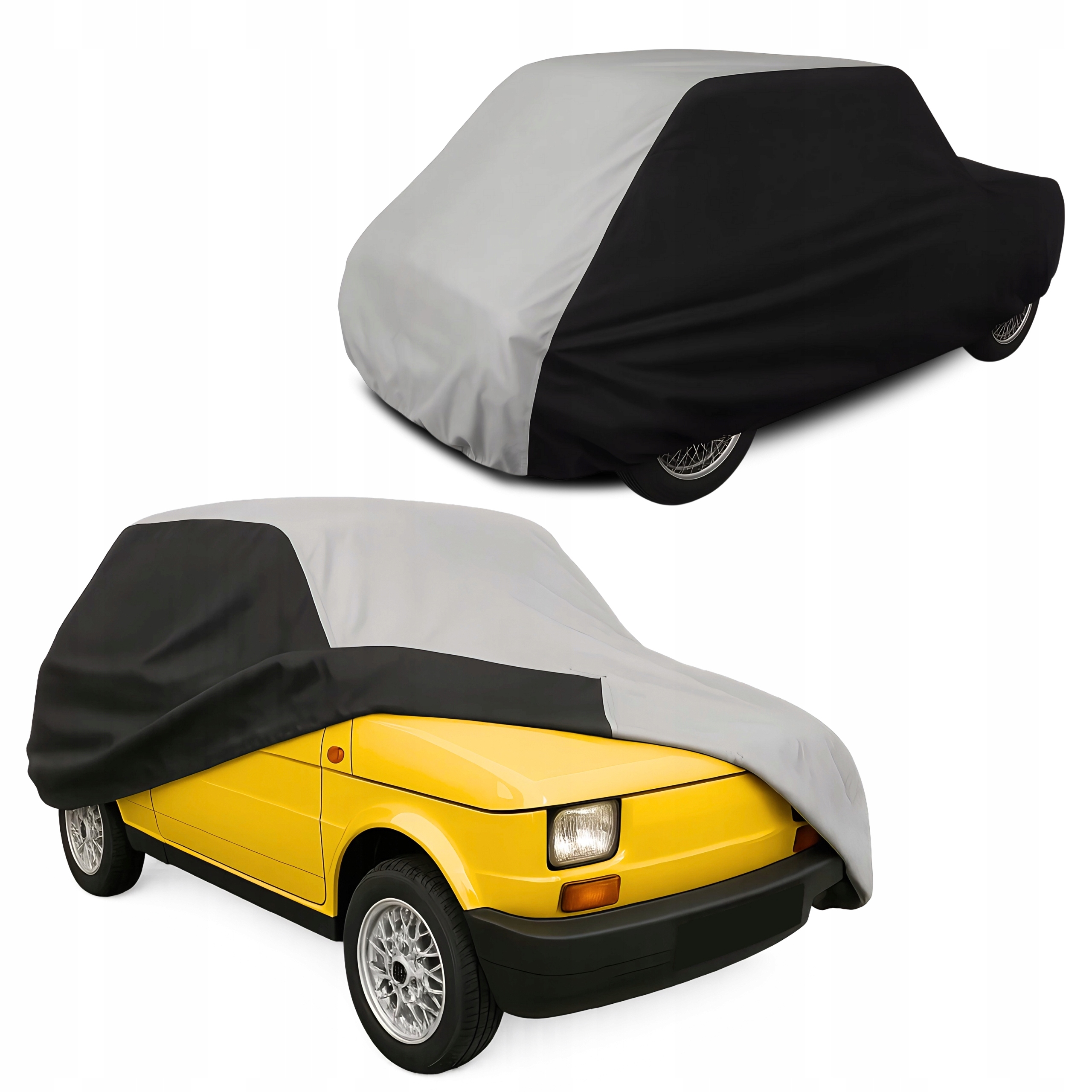 Autoplachta Fiat 126p Multi auto krycí plachta polský Fiat 126p 3 vrstvy Pas