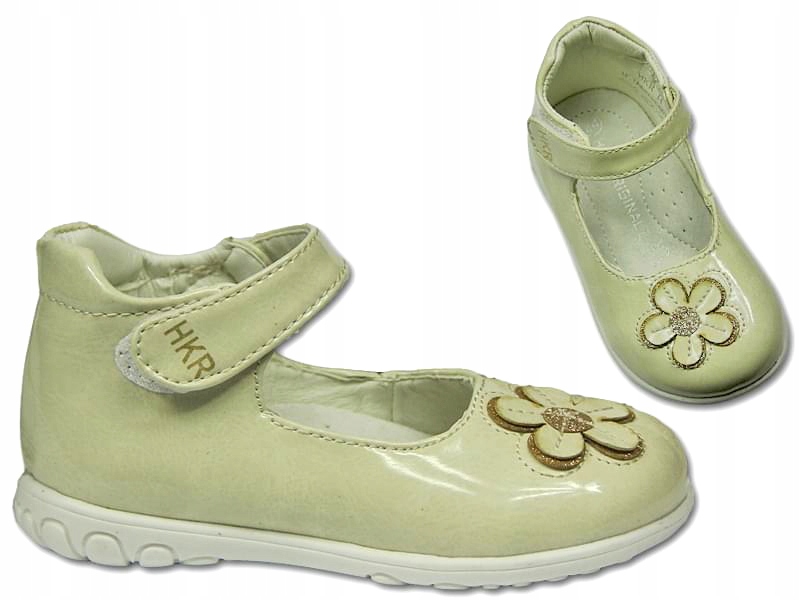 

dwa_buty Balerinki Lakierki 26/15,6cm Wizytowe 502