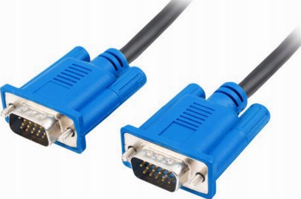 Kabel VGA M/M 3M ekranowany ferryt, czarny