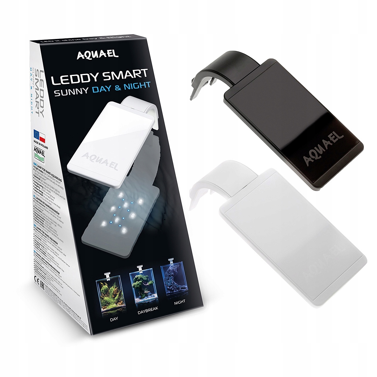 Levně Aquael Akvarijní Světlo Osvětlení Leddy Smart Sunny Day Night 4,8W Bílé