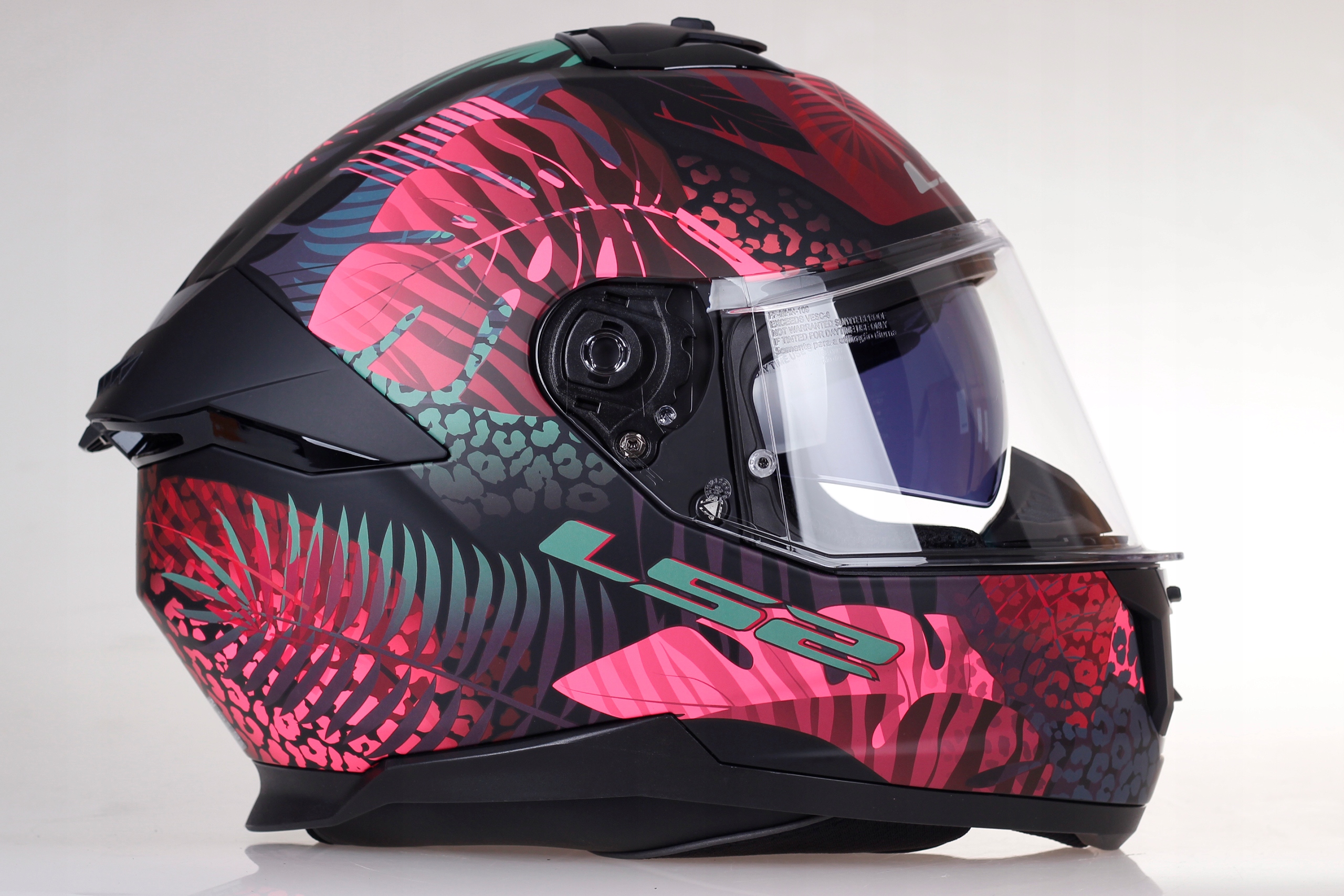 KASK MOTOCYKLOWY LS2 FF808 STREAM II system Pinlock Jungle Pink ECE 22.06 Model FF808 STREAM II JUNGLE M.BL.PINK