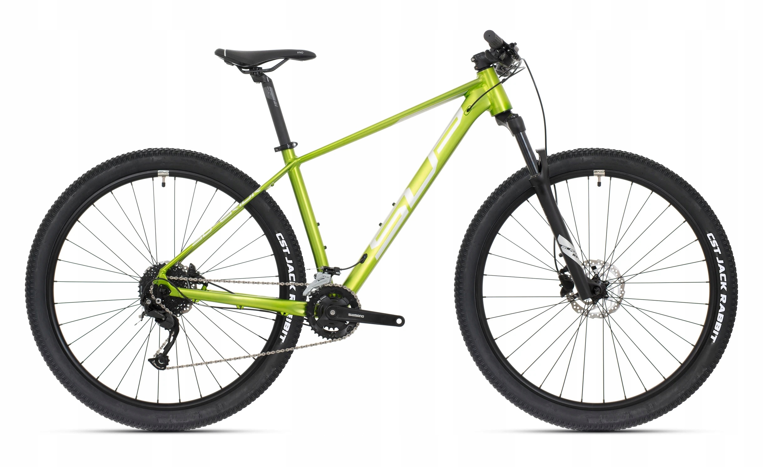 Rower Superior XC 859 matte lime/chrome silver 29 L