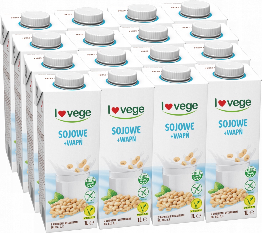 Mleko sojowe Wapń Lovege napój 1l x16