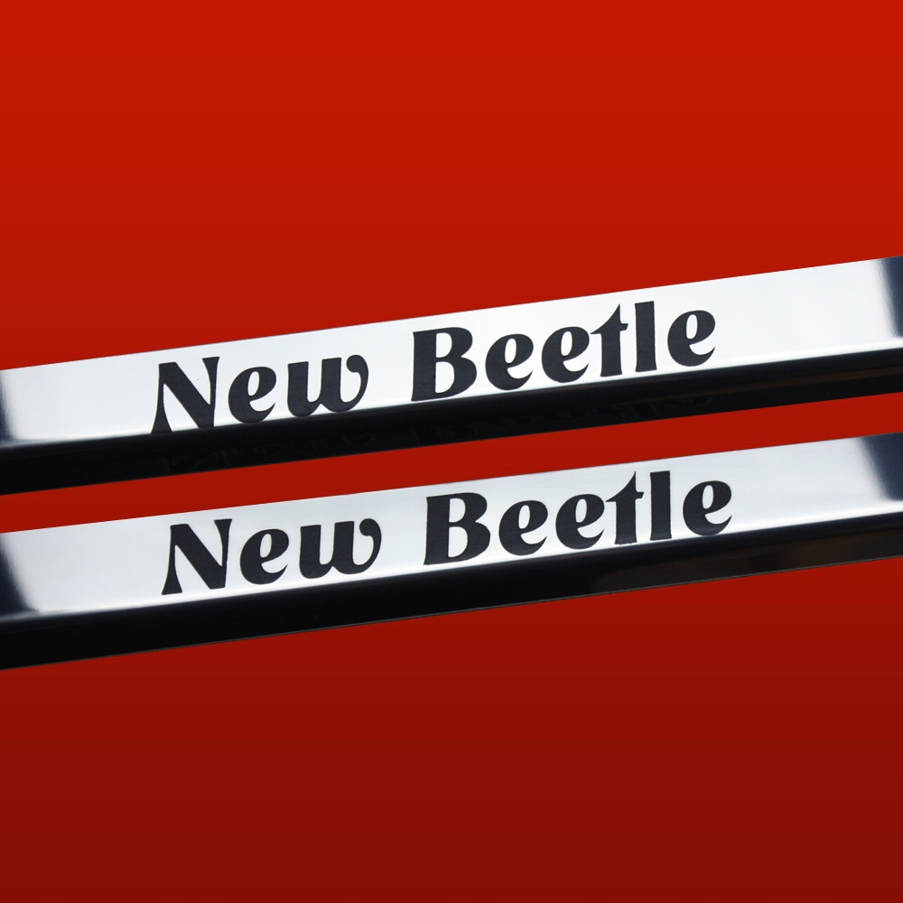 VOLKSWAGEN NEW BEETLE Listwy progowe połysk stali nierdzewnej 304 Wykończen