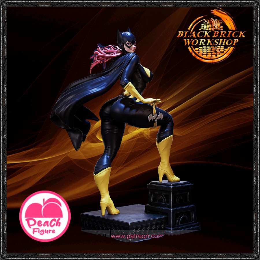 Batgirl Neupravená Figurka Měřítko 1/24 (75mm) (sfw) 3D Tisk