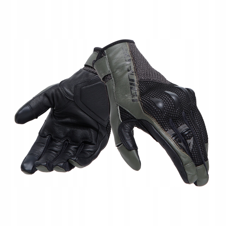 Motocyklové rukavice Dainese Karakum Ergo-Tek Zelené S