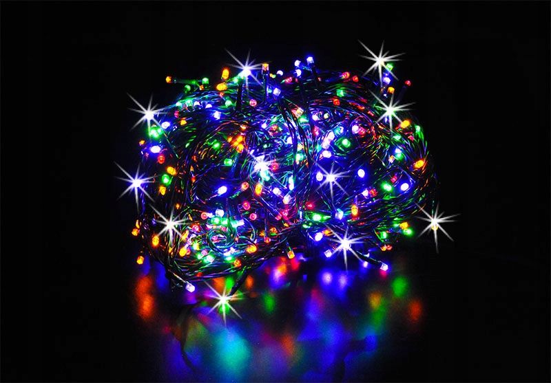 

Lampki Choinkowe 300LED Flash Kolorowe Zew/wew
