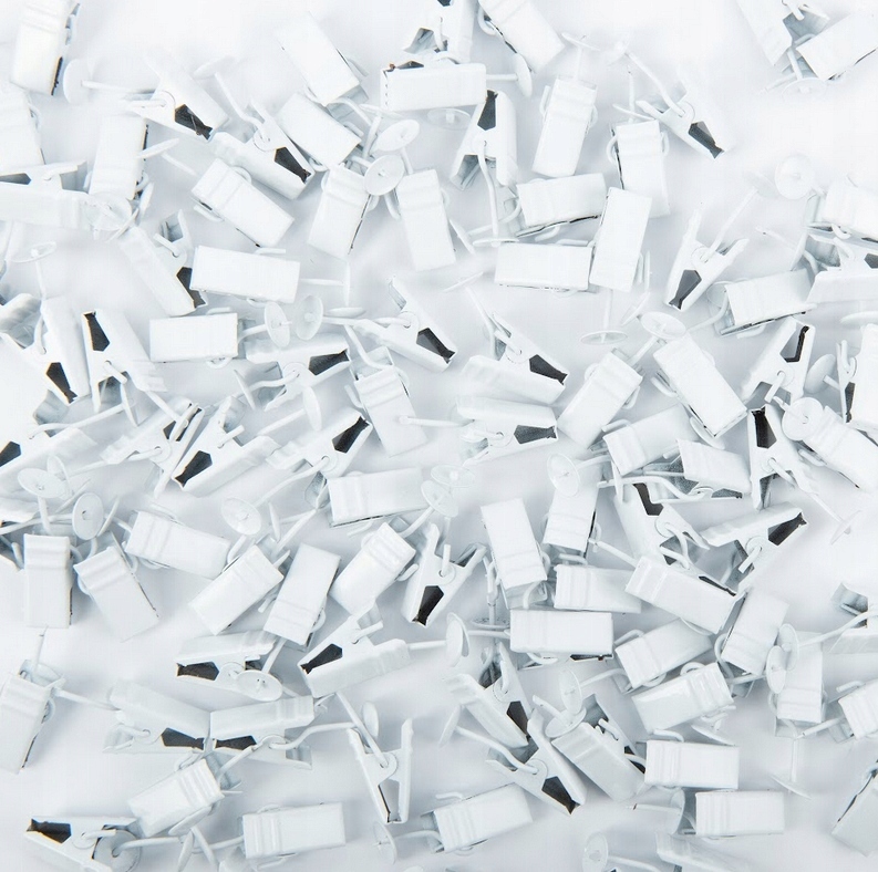 ŻABKI DO KARNISZA ŻABKA METALOWA Z MISKĄ BIAŁA 100 Marka Adgo