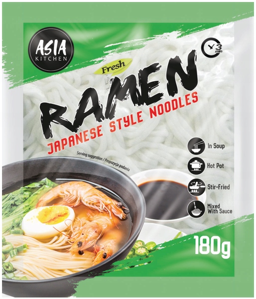 

Makaron ramen, świeży 180g Asia Kitchen