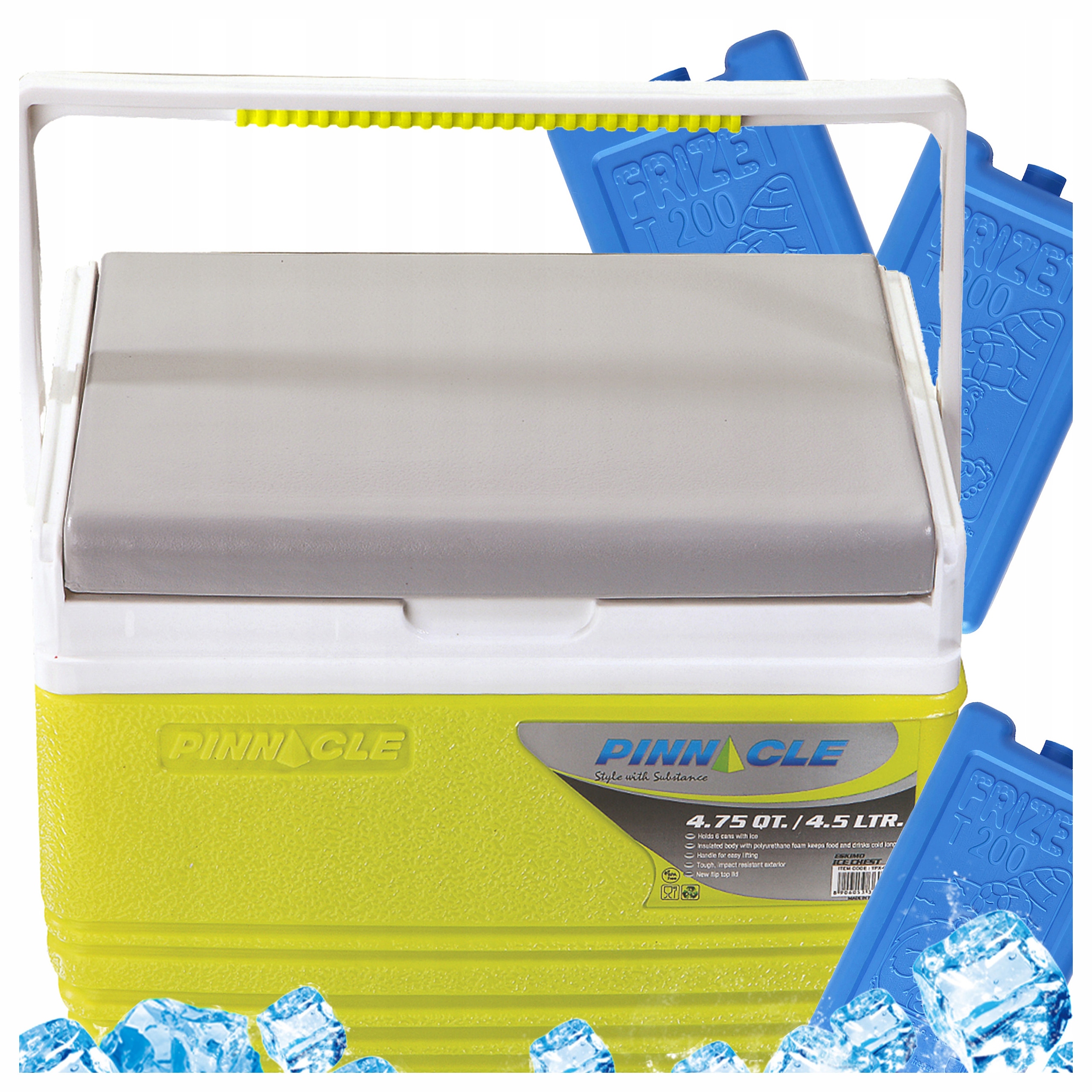 Kempingová lednička Pinnacle Tpx 6006 4,5L zelená 3 náplně 200 Ml Set