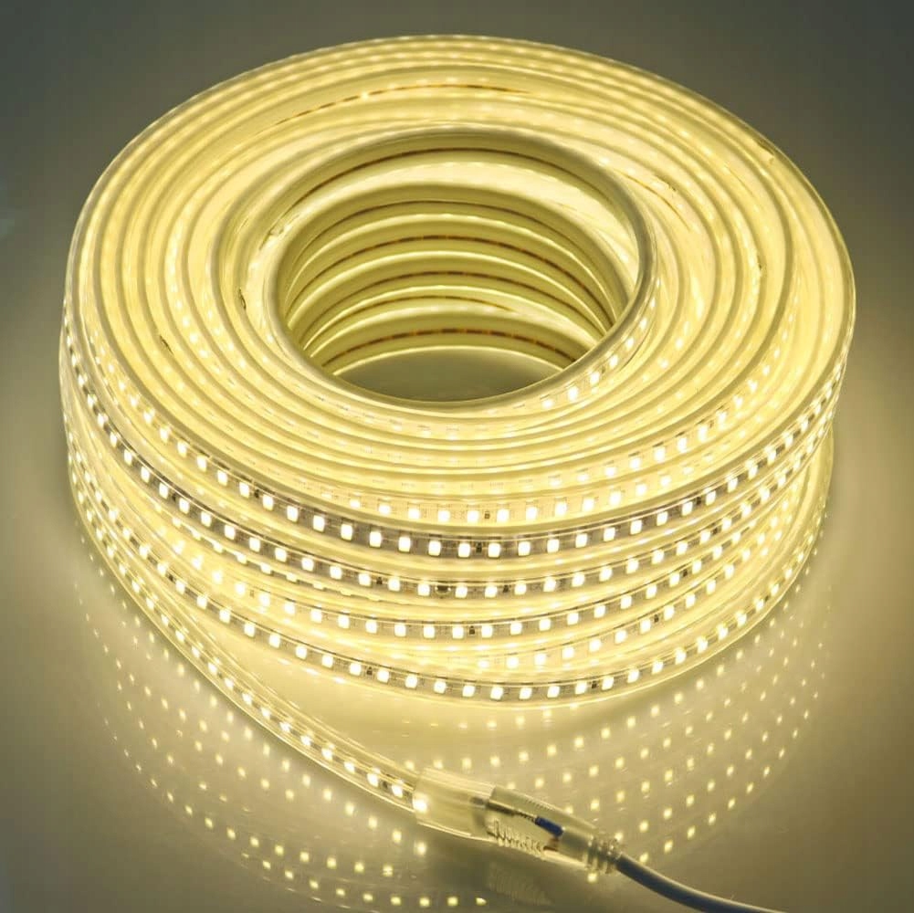 Led pásik 20 m 220-230V 4000 K biely 120 diód/m vodotesný IP67 Pcning