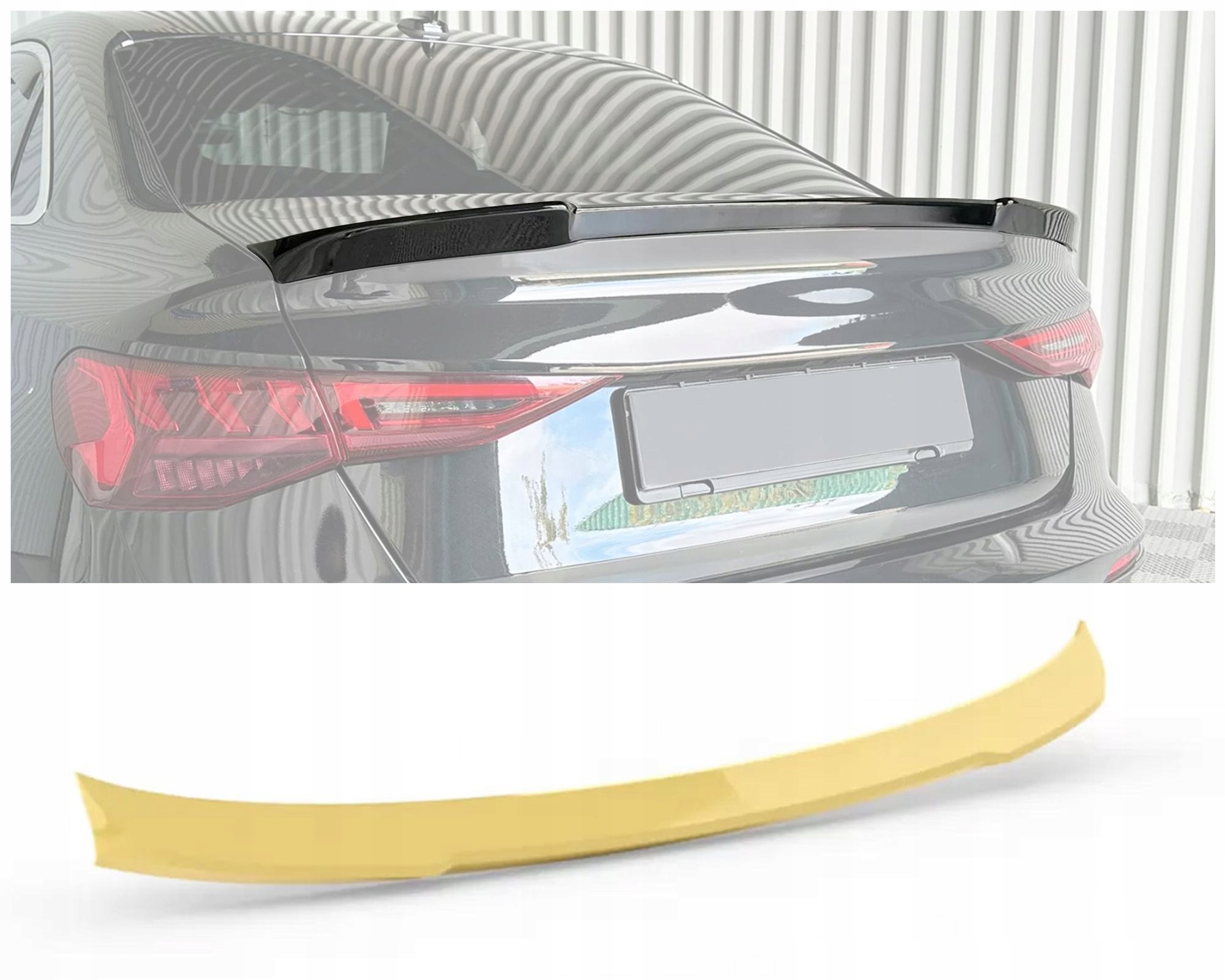 Lotka spoileru zadní klapky pro Audi A3 IV 8Y 2020- Sedan