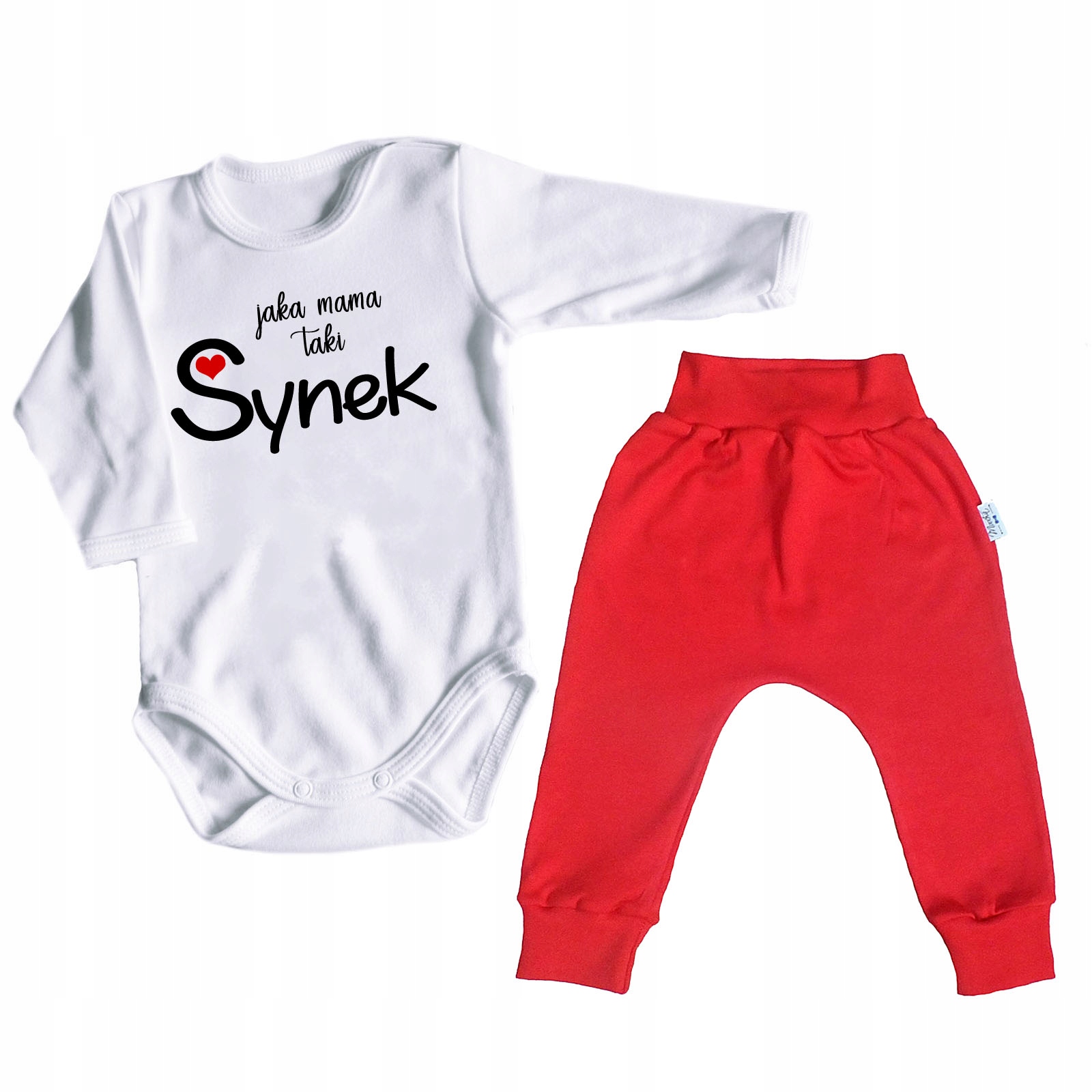 

Komplet niemowlęcy Body+spodnie Jaka mam taki syn