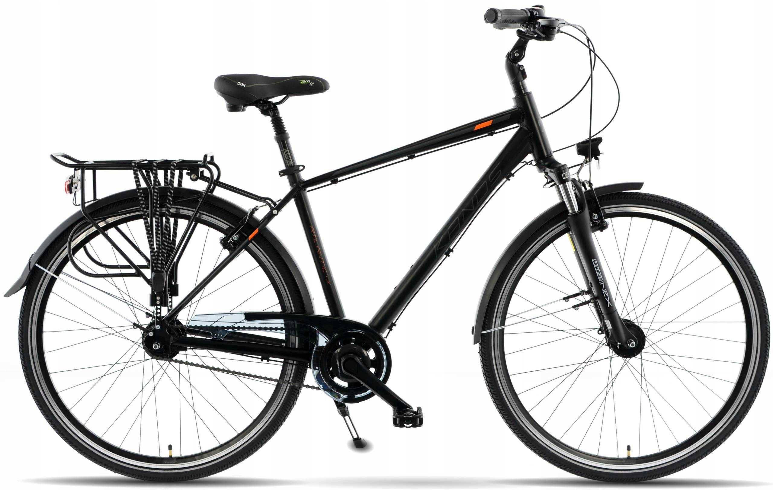 Rower 28 Kands Atlantic alum. Nexus 7- bieg. amort. prądn.męski 19" cz