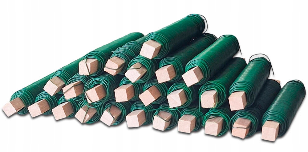 Kreativní drátky floristické na tyči Loveart 0.7mm zelené 2,5kg