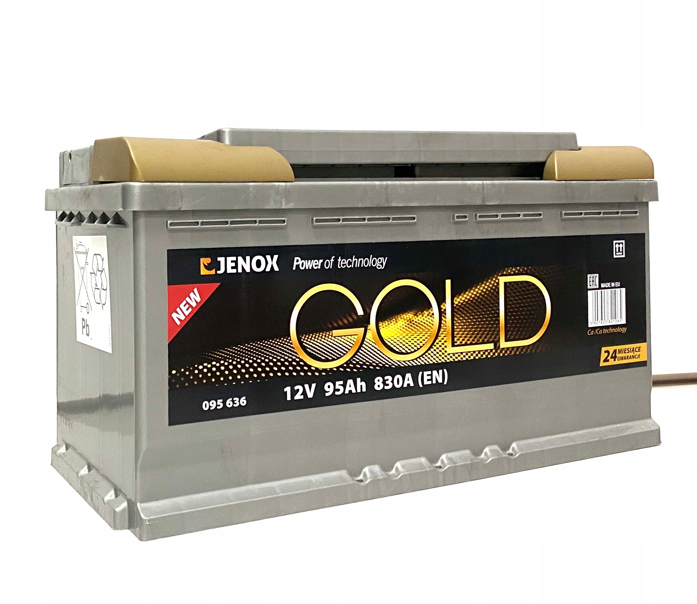 820 - Аккумулятор Jenox Gold 12V 95Ah 830A