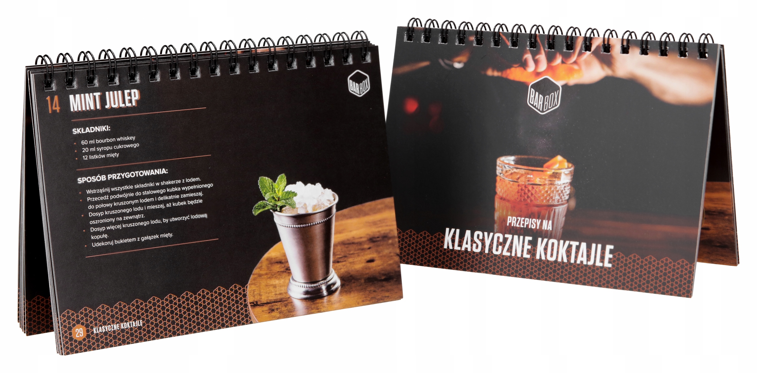 ZESTAW BARMAŃSKI DO DRINKÓW STOJAK 11 el Z KSIĄŻKĄ Producent Barbox