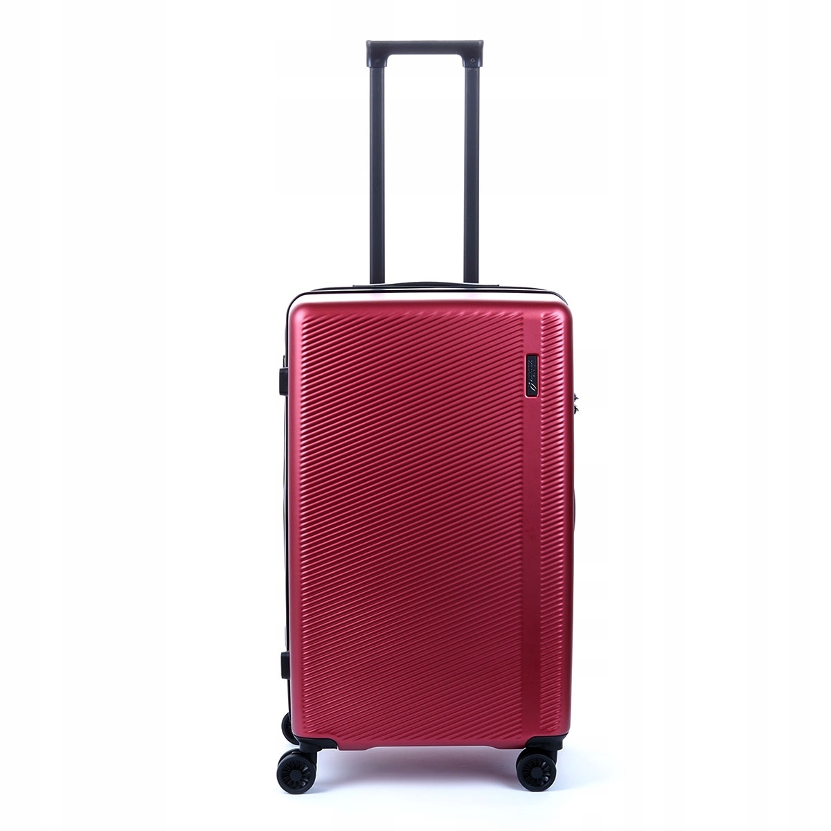 Walizka podróżna średnia na 4 kółkach poliwęglan twarda 80l Tsa