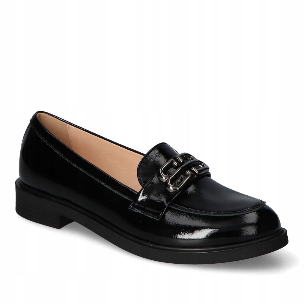 Mokasíny Arka BI6649/1974+1290 Černý lak 36