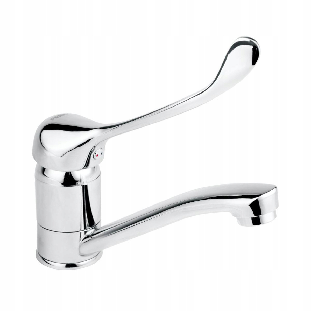 Bateria umywalkowa stojąca Ferro srebrny BVAM2A