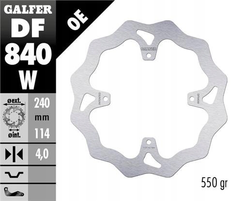 Brzdový Kotúč Zadný Tm Racing MX 125-530 15-21, En 125-530 15-21