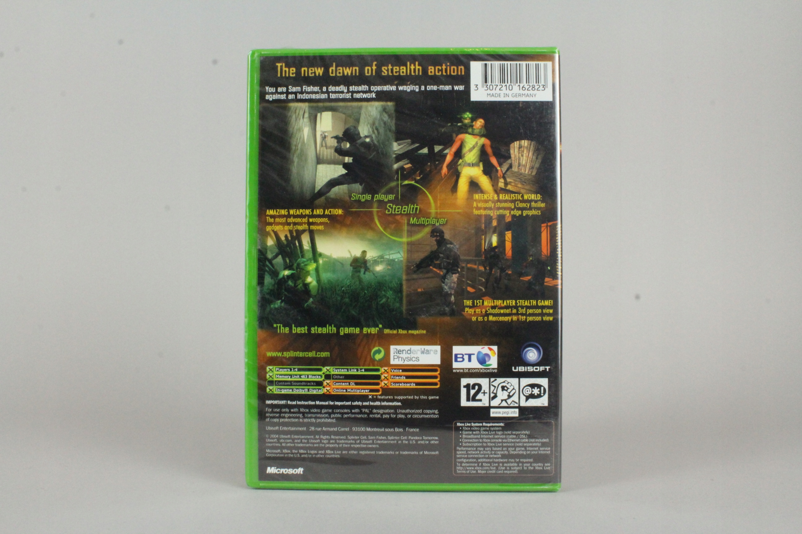 Gra Tom Clancy's Splinter Cell Pandora Tomorrow Microsoft Xbox xbox Classic EAN (GTIN) 3307210162823