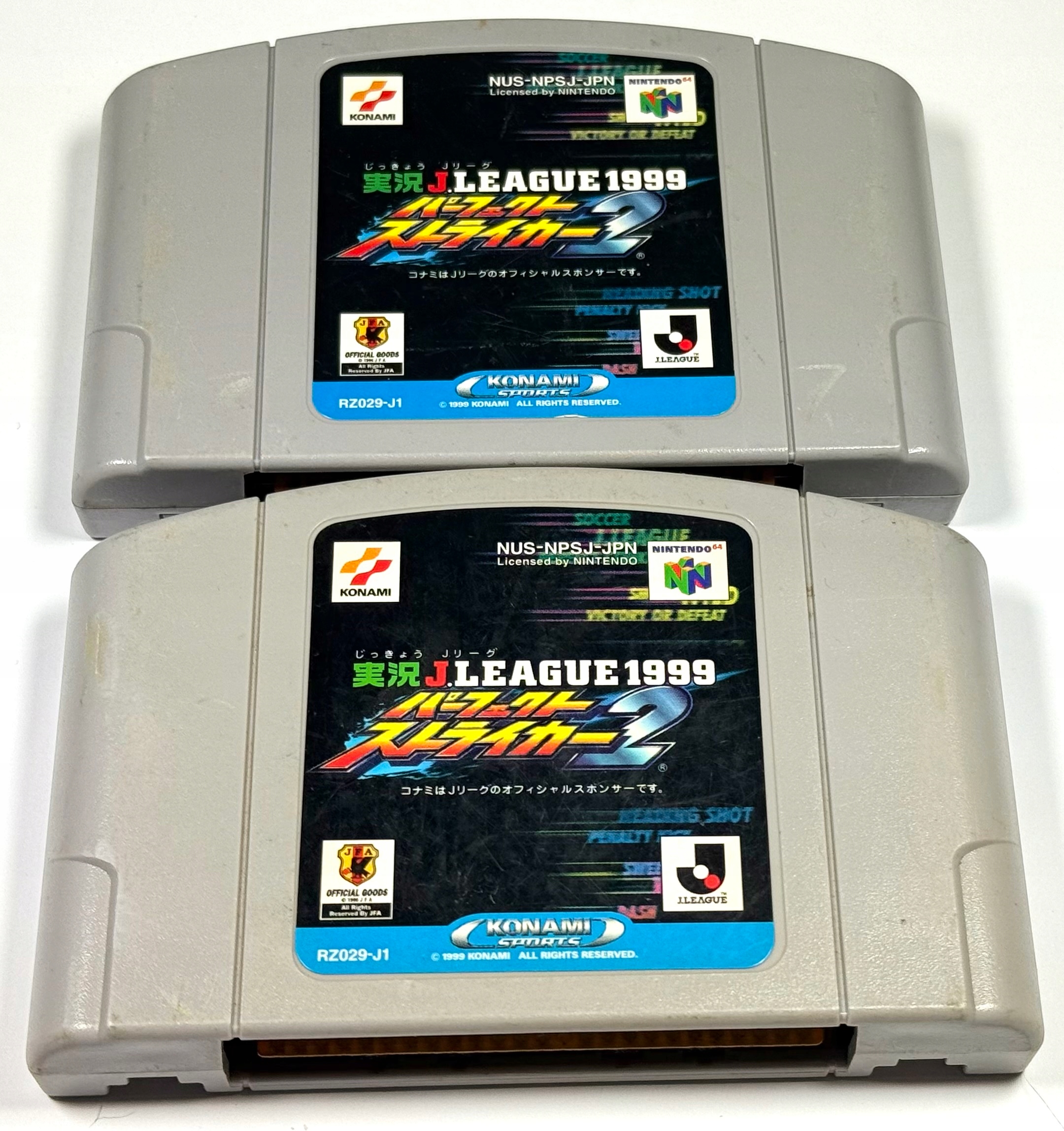 Jikkyou J.League 1999 Perfect Striker 2 Nintendo 64 pudełkowa
