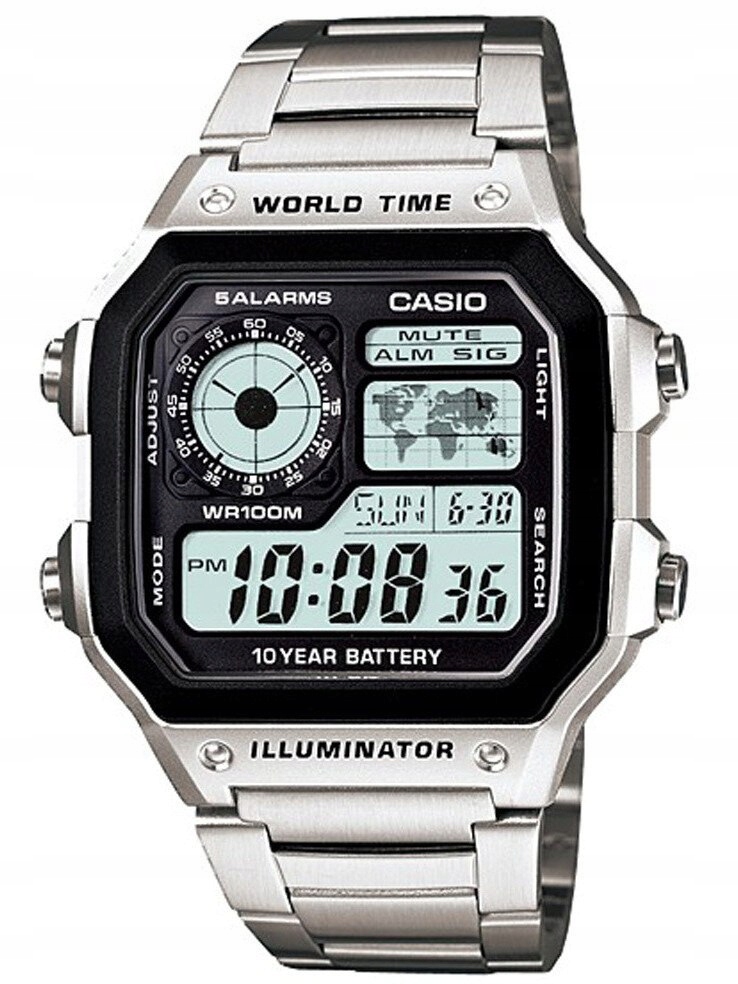 Pánské Hodinky Casio AE-1200WHD-1A (zd159a) Box