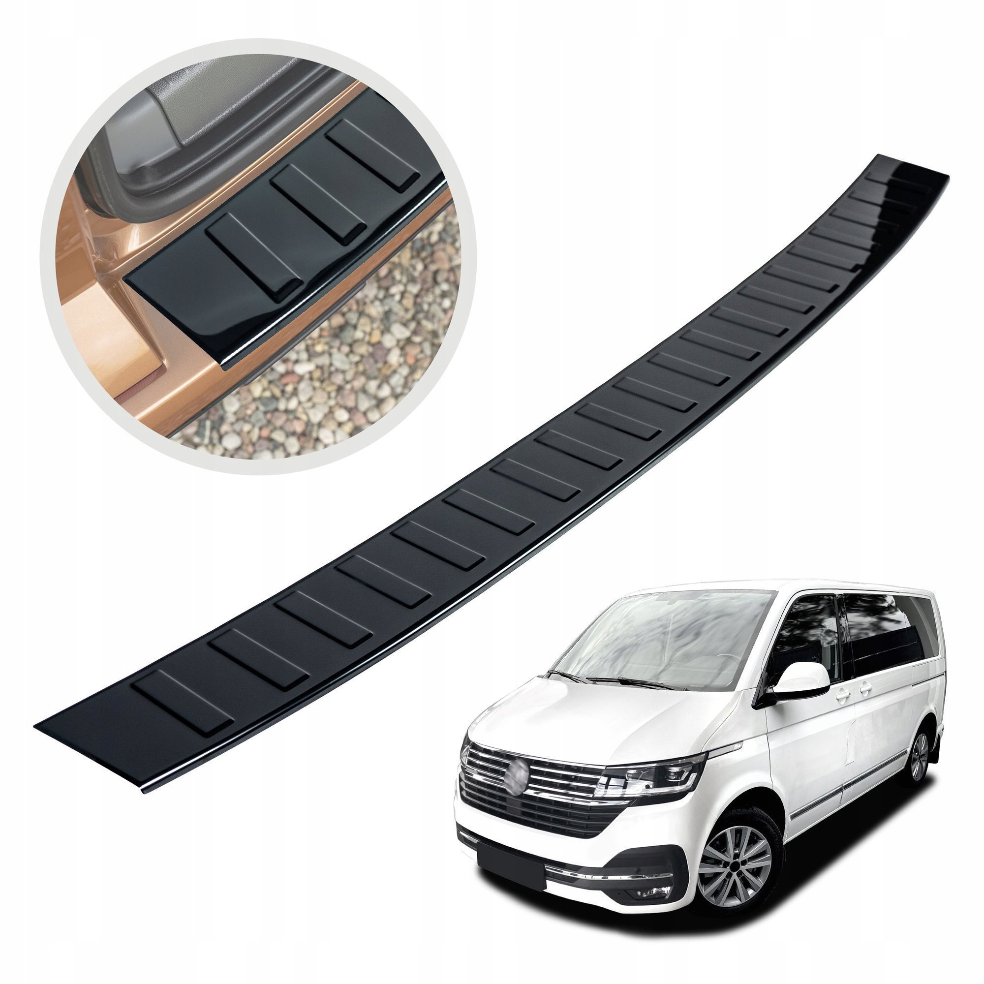 Ochranná lišta na zadný nárazník pre Vw Multivan T6.1 2019-2022