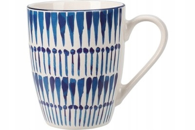 

Kubek porcelanowy 350 ml niebieskie wzorki