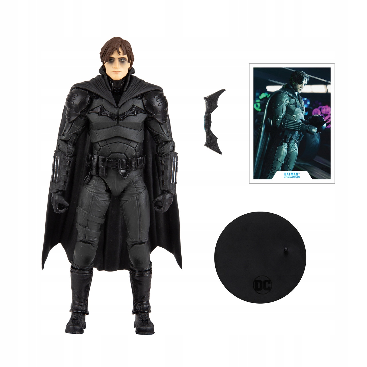 Sběratelská figurka Batman (bez masky) – Robert Pattinson, McFarlane DC Multiverse, 18 cm