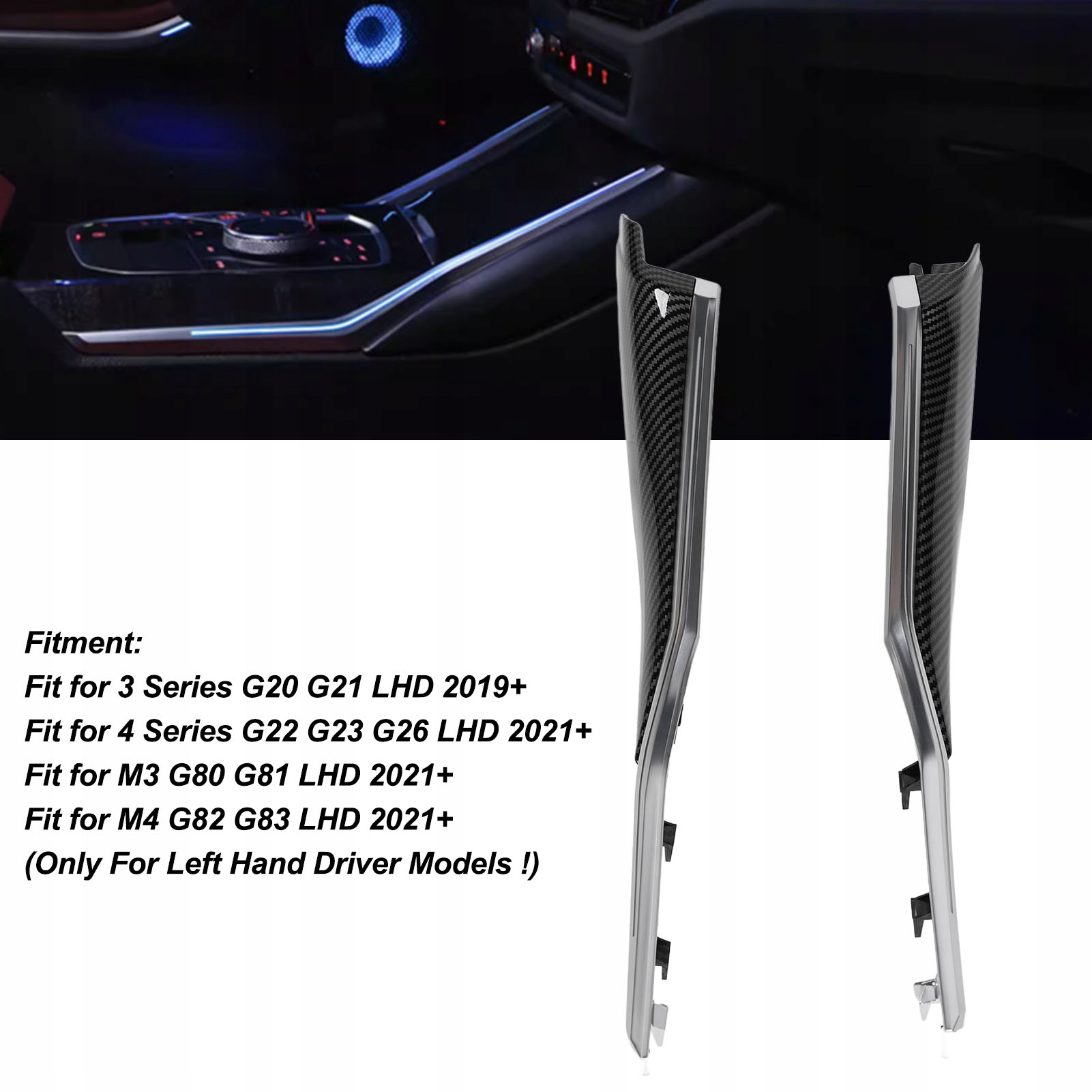 KONSOLI ŚRODKOWEJ LEWA LISTWA ŚWIETLNA LED 11 KOLORÓW DO BMW SERII 3 G20 Typ samochodu 4x4/SUV