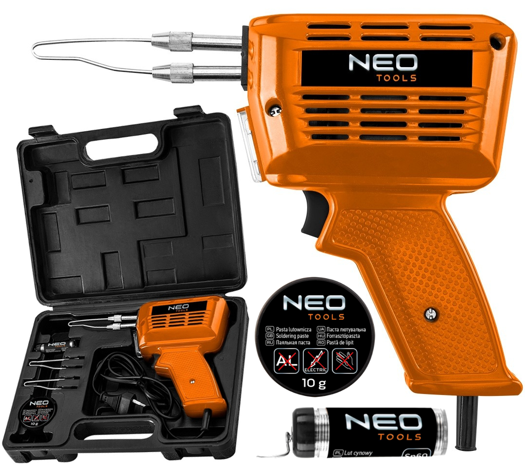 NEO LUTOWNICA TRANSFORMATOROWA 150W WALIZKA + AKC